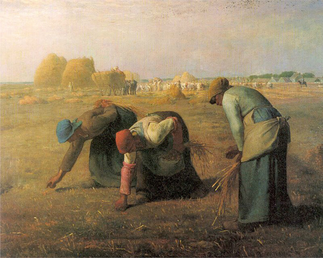 המלקטות. ז'אן פרנסואה מילה, 1857