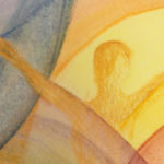 חלק מציור "אדם-אדמה" מאת לנה נסראללה